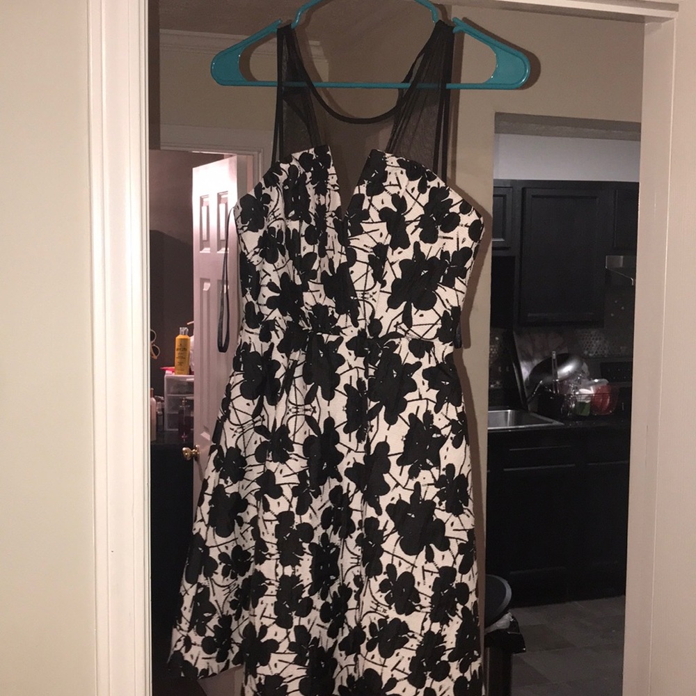 Black and White cocktail dress
